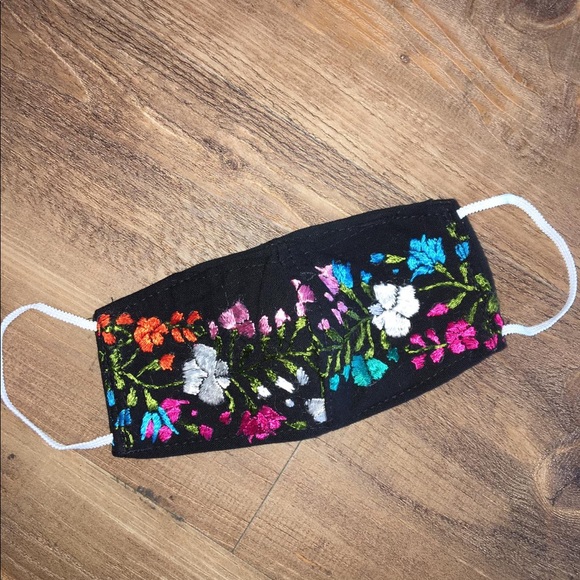 Mexican Handmade Embroidered Face Mask San Antonio - Picture 12 of 16